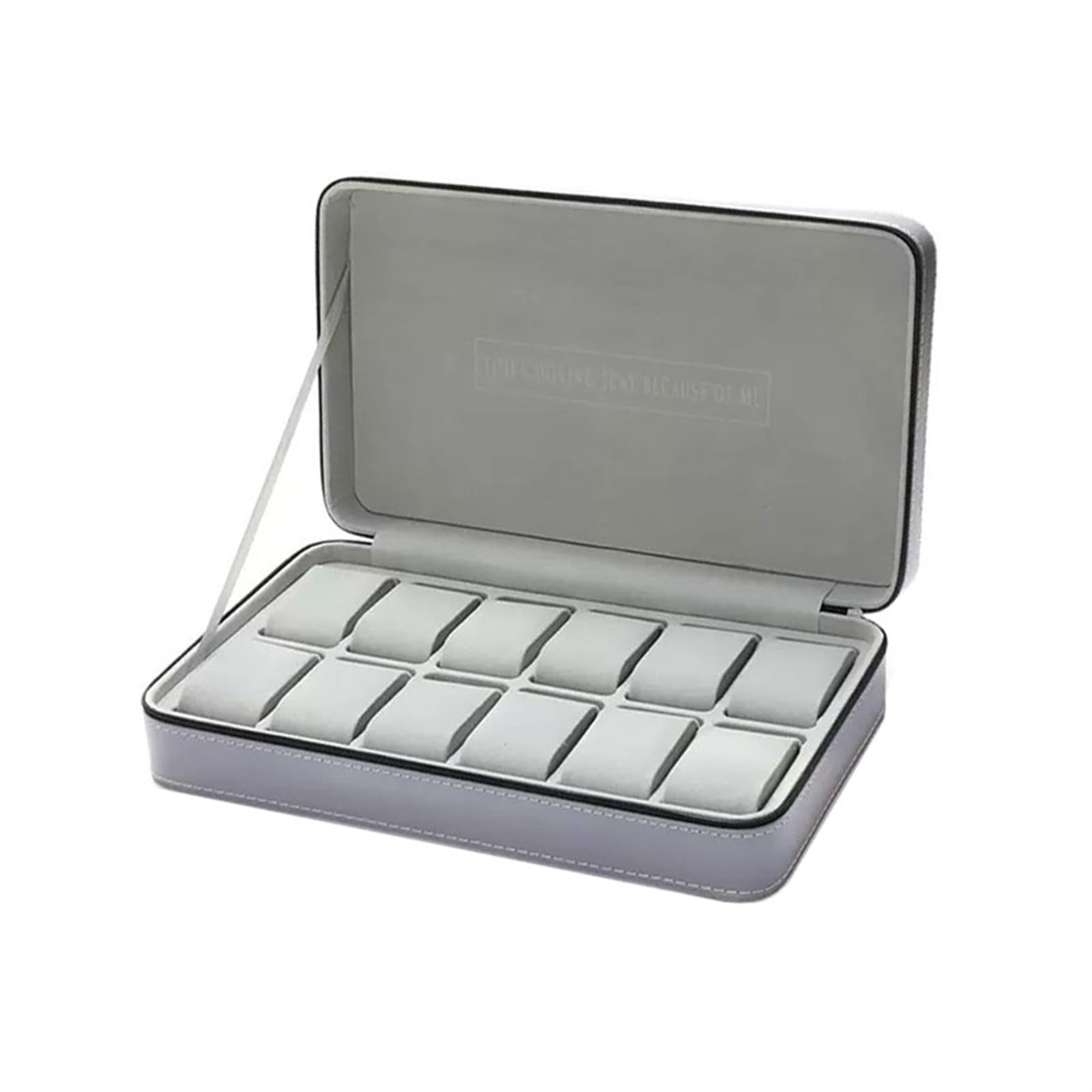 Kx9Lb8d Watch Storage Box Large Capacity Watch Storage Box PU Leather Organizer 12 Grid Jewelry Collection Boxes