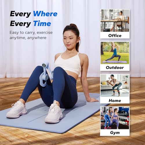 Image of MERACH Thigh Trainer, Pelvic Floor Exercise Devices with Display Counter, Inner Thigh Exerciser for Women, Home Fitness Equipment for Hip /Leg /Butt