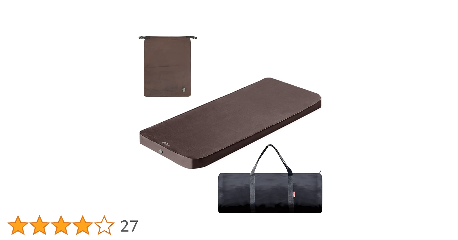 FIELDOOR インフレータブルマット 10cm厚 Amazon | FIELDOOR エアーポンプ付属 キャンプマット エアー