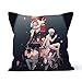 The promised neverland Anime giapponese poster cuscino del divano federa decorativa adatta per la decorazione della casa auto divano 40x40cm