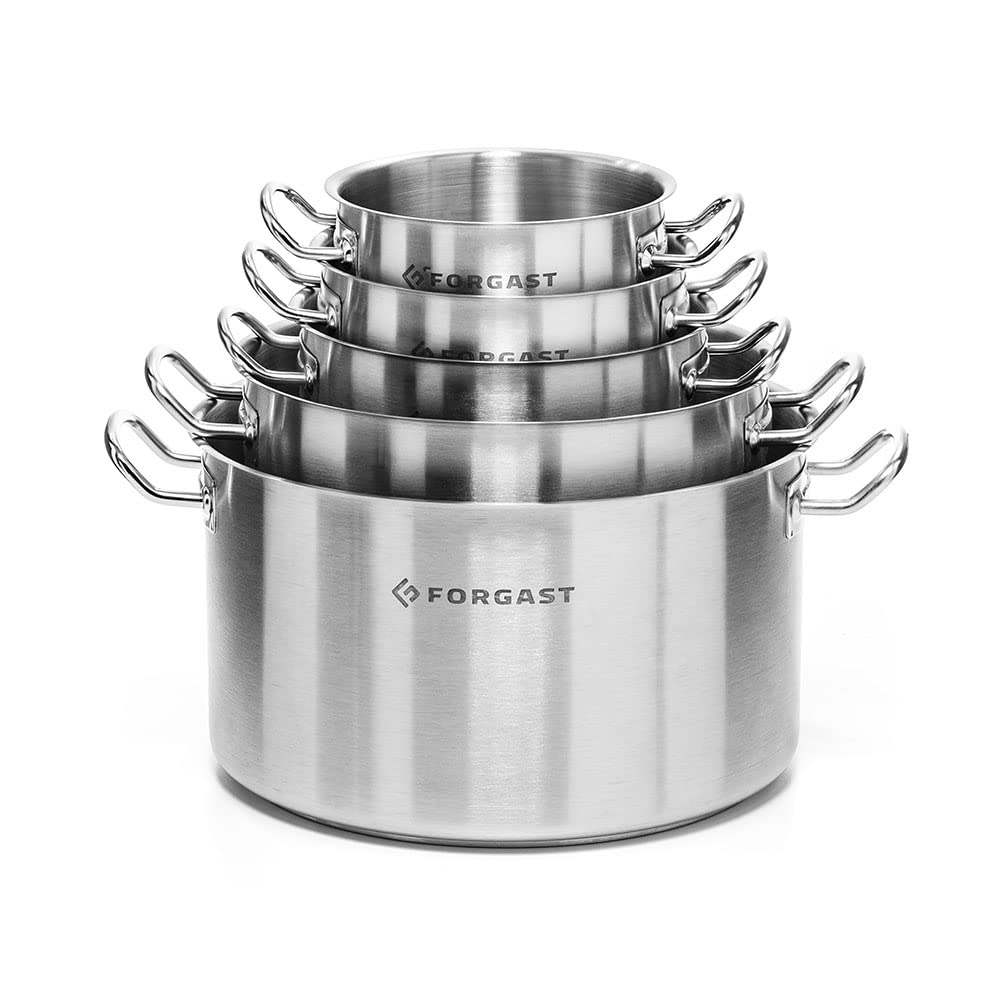 Olla alta de Acero Inoxidable | Capacidad 11 litros | Diámetro ⌀ 28 cm | La olla se puede utilizar en todo tipo de cocinas: eléctrica, gas e inducción | Aptas para el lavavajillas