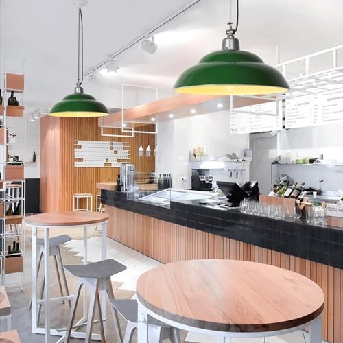 Chandelier lustre en fer de industriel vintage E27 - 4