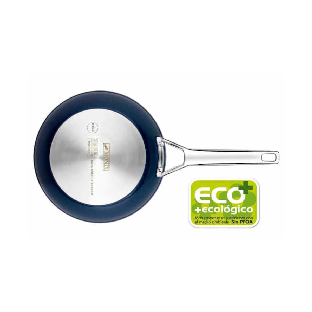 MONIX Diamond | Set 3 sartenes 20-24-28 cm, aluminio forjado, fondo full induction, sin PFOA, antiadherente, apta para todo tipo de cocina incluida inducción