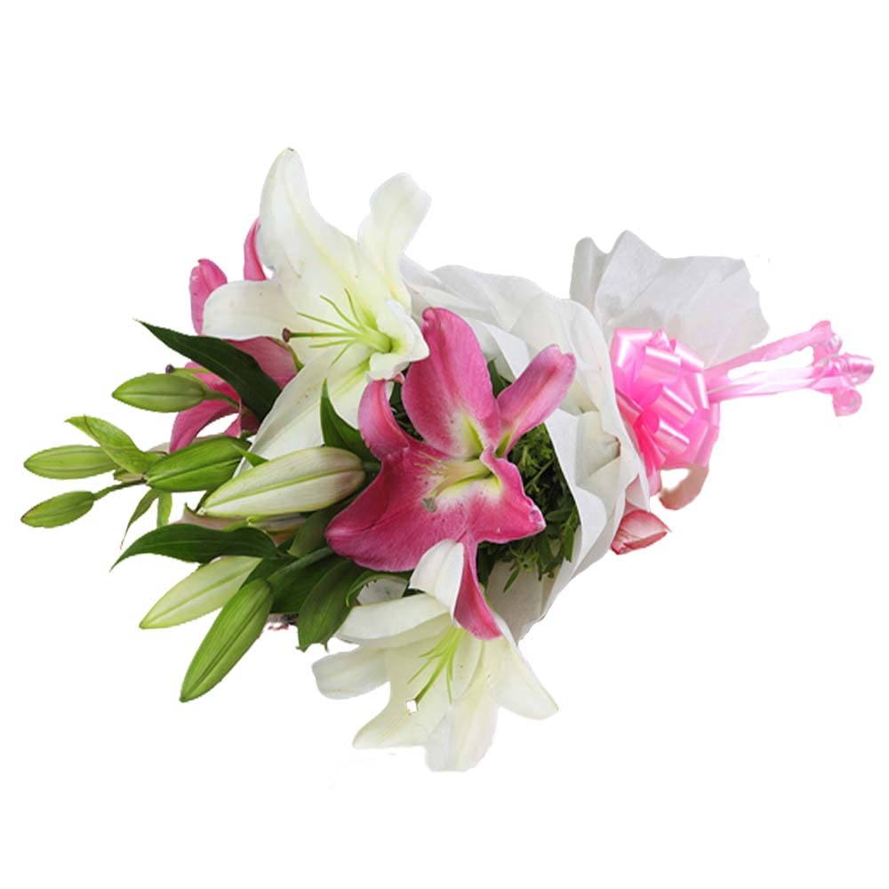 EG2i Lilies Blooms for birthday, anniversary, valentines day, mothersday, diwali gifts, same day delivery, gifts for boy friends, Girl friends, Husband, wife, mothers-picture-12