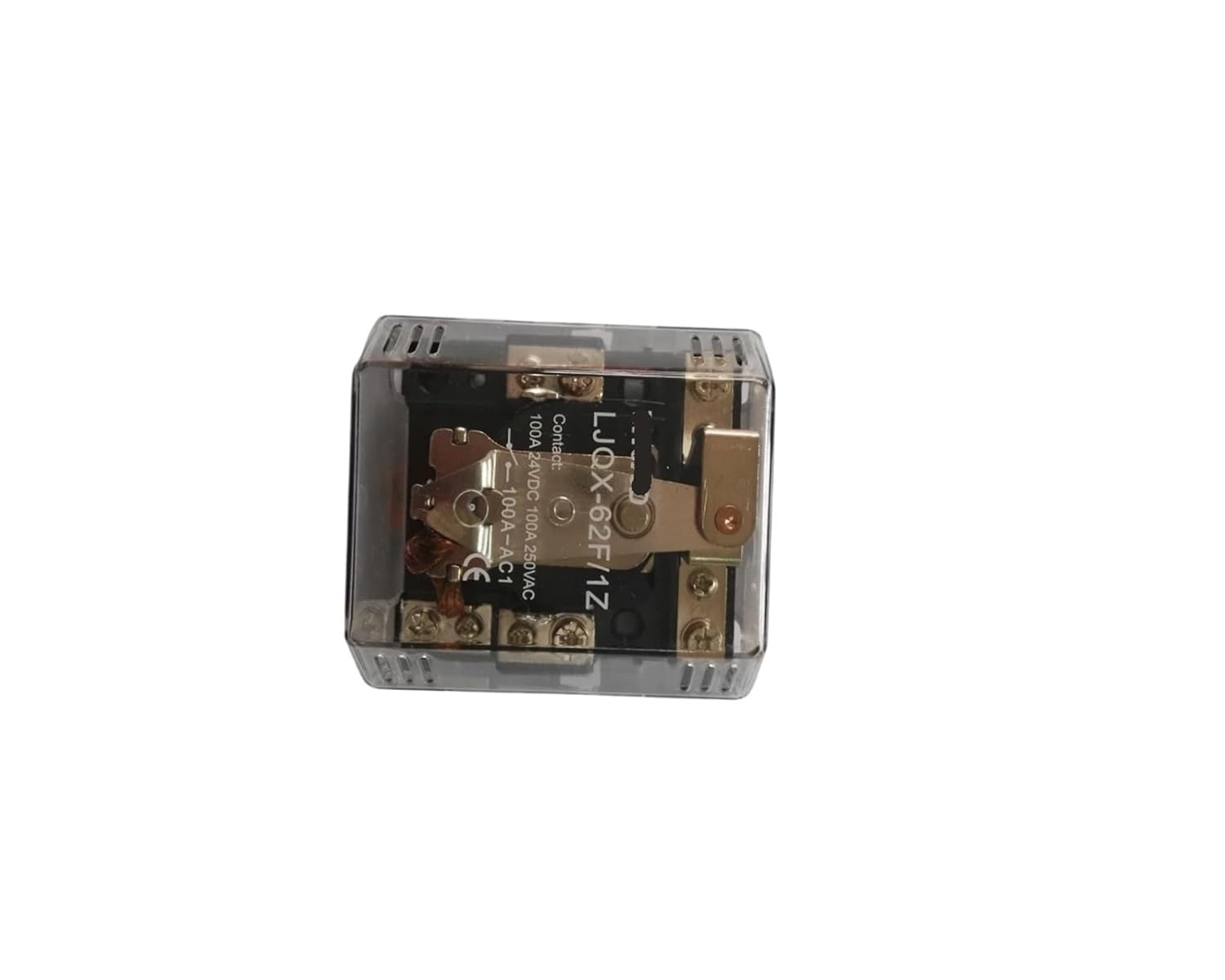 JQX-62F/2H high Power 100A Relay 80A Current 2 Normally Open 12V DC24V AC220V(2Normally Open,AC220V)