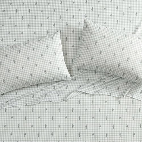 Wrangler parure de lit simple vert vichy douce et luxueuse - 7