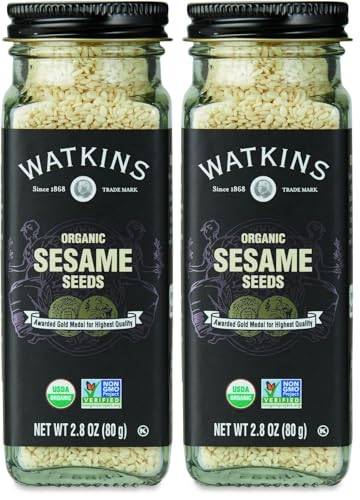Watkins Organic Sesame Seed, Non-GMO, Kosher, 2.8 Ounce Jar, 2-Pack image 5