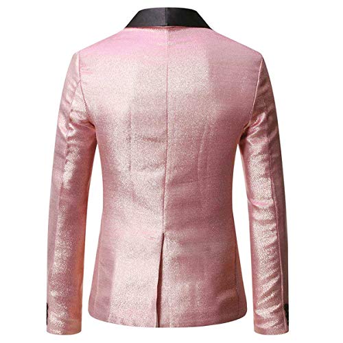 Mens Magic Color Tuxedo Suit Jacket Luxury Slim Fit Dress Blazer Prom Sport Coat3
