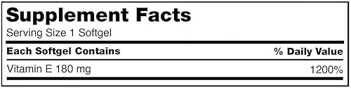Miniatura 2 de Kirkland Signature Vitamina E 180 mg., 500 cápsulas blandas (paquete de 3)
