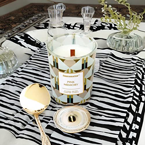 Impressive Scented Candles Gift Set For Women.aromatherapy Candles Gift Set For Friends,Mothers Day Gifts For Mom Birthday,100% Natural Soy Wax Candles,Blackberry&Bergamot,3*2.5Oz,Wood Wick #TOP3