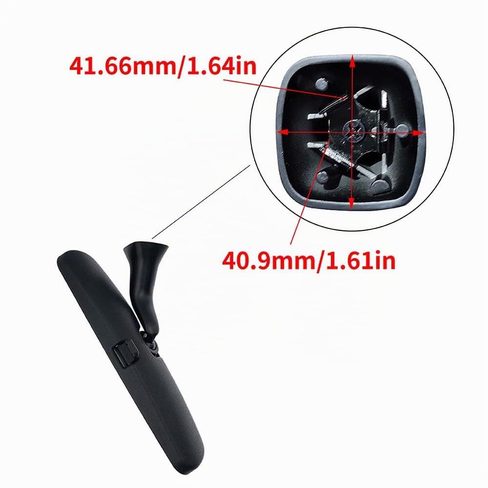 Rétroviseur Intérieur Rétroviseur de Voiture 735585204 Compatible avec Ducato Citroen Relay Peugeot Boxer 2014-