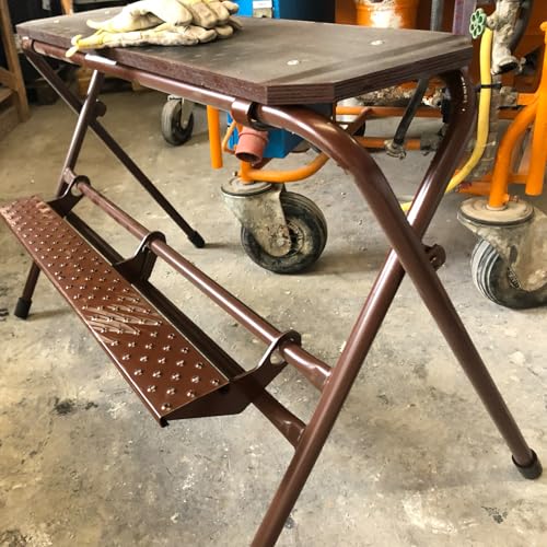 Klappbock Handelskönig Gerüstbock 110 cm x 70 cm mit Springer Tritt