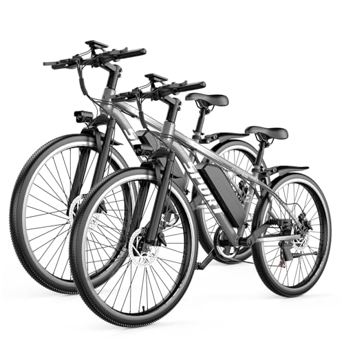 Image of Electric Bike for Adults, 1500W Peak Mountain Ebike with 25 MPH, 65 Miles Range, 7 Speed, 48V 10.4Ah Removable Battery Ebike, 26 inch Electric Bicycle for Commute