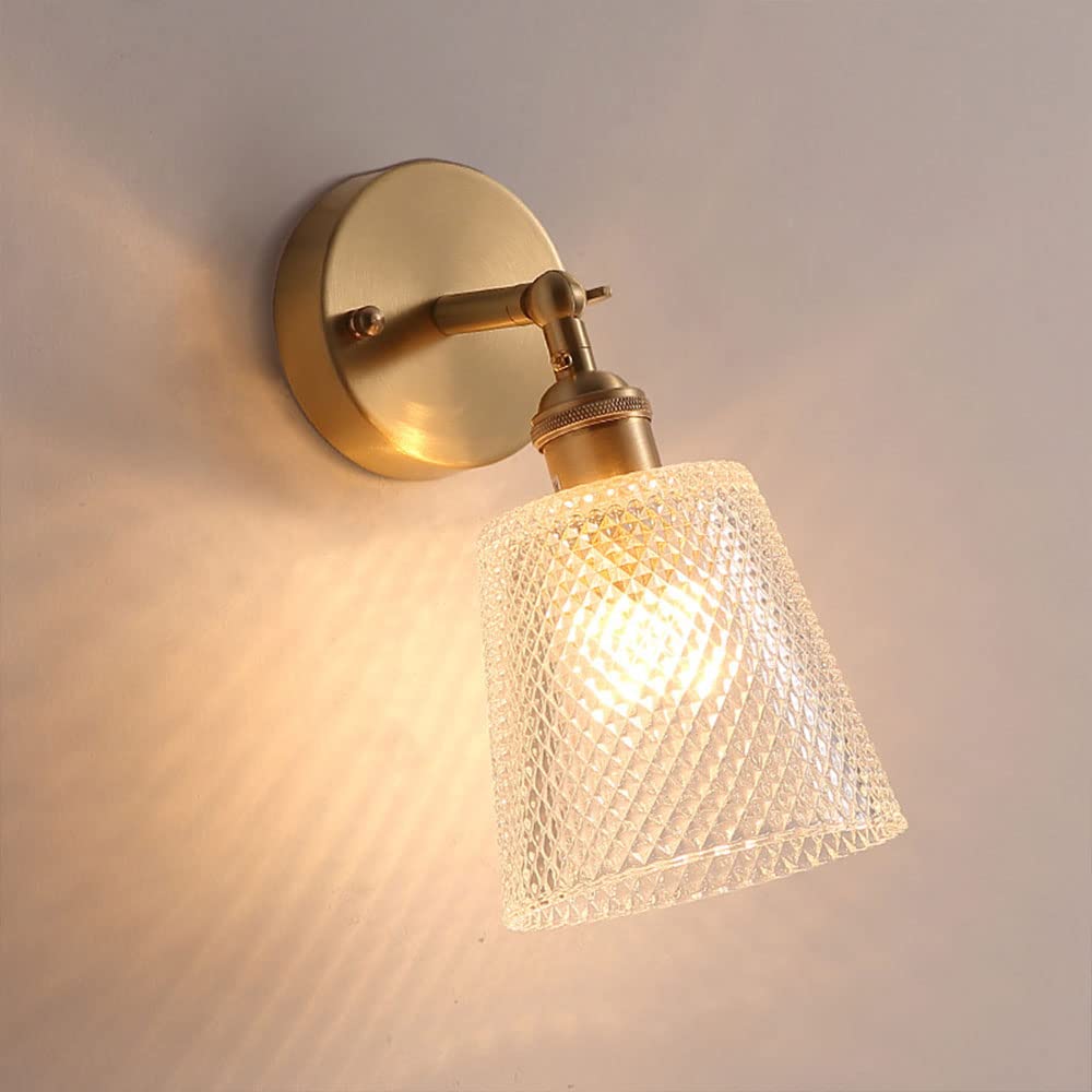 Appliques murales d'intérieur cuivre lanterne lumineuse pour chambre