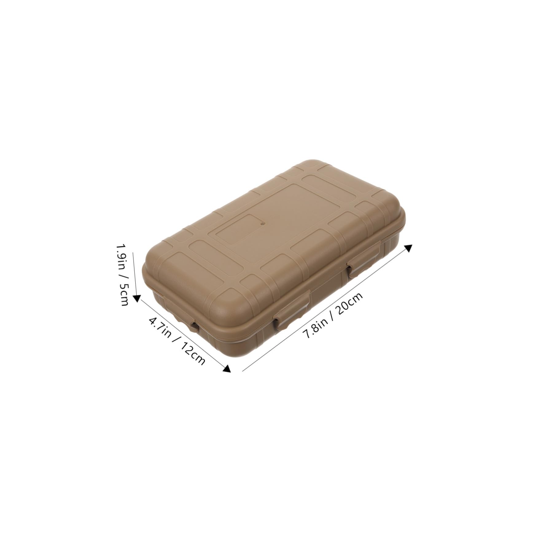 Toyvian Multi Funktionale Überlebensbox Stoßfeste und wasserdichte Aufbewahrungsbox für Outdoor Aktivitäten für Camping und Survival Robustes Material Tragbar und Langlebig
