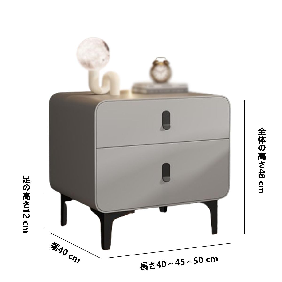 ★kino★ ベッドサイドキャビネット ホワイト 156415910.jpg