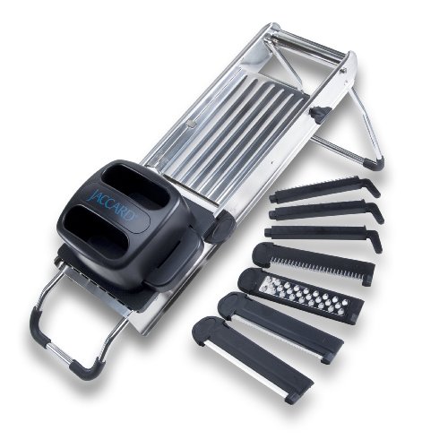 Jaccard Stainless Steel Mandolin with Ceramic Blade / 7 Blades