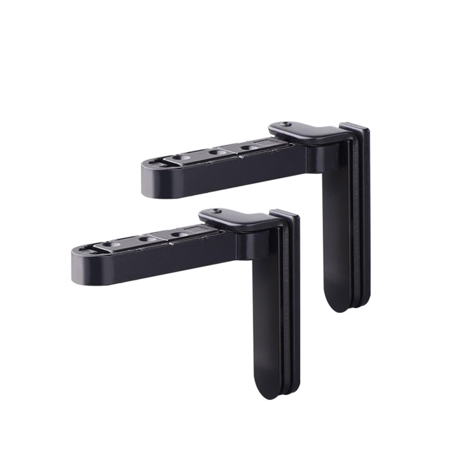 Tsophreniq Black Modern Invisible Hinge Pair For Door 110 Degree Rotation Door Hinge Set Concealed Hinges Stylish Invisible Hinges Commercial