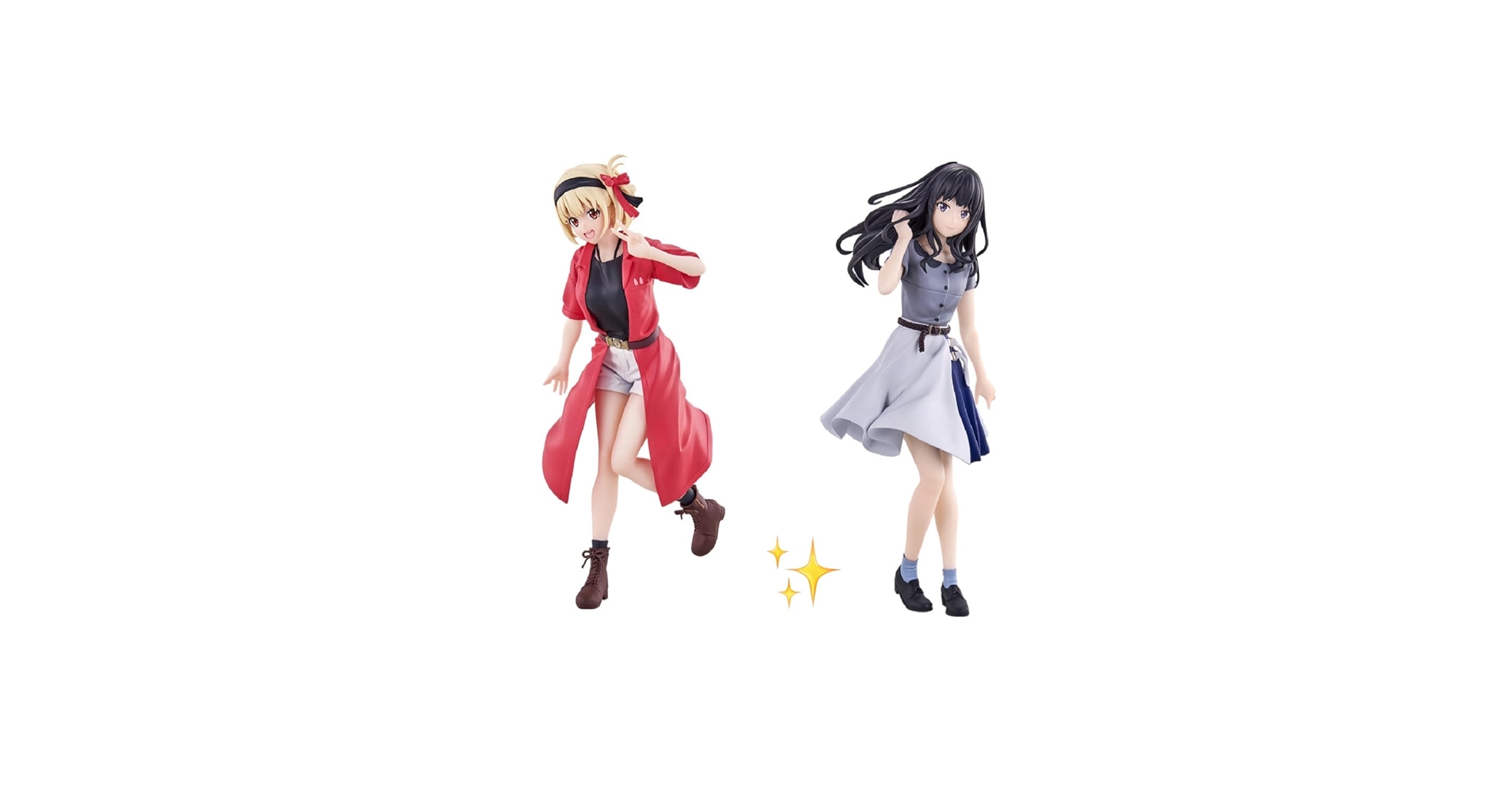 リコリス・リコイル フィギュア 2体セット　一番くじ 千束とたきなの2人セットのフィギュアが初登場！ 一番くじ