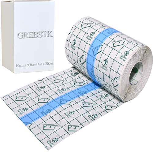 Waterproof Adhesive Bandages Transparent Stretch Tape Retention Dressing Tapes for Tattoo Aftercare/Keep Wound/Fexed