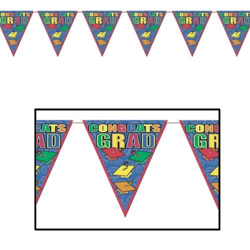 Indoor/Outdoor Purple Pennant Banner - Party Decoration Banner For Celebrations & Events - View #9