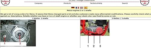 Powerdynamo VAPE Estor de encendido 78-82 Maico 250 400 440 490 MC490 T 24oz AC