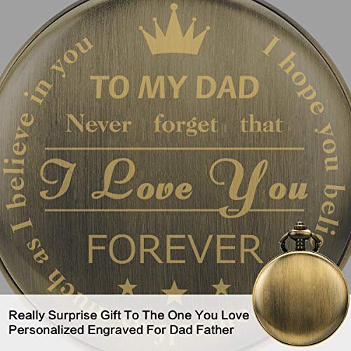 Pocket-Watch-Men-Personalized-Chain-SIBOSUN-Quartz-Gift-from-Son-Daughter-Child-to-DAD-Engraved