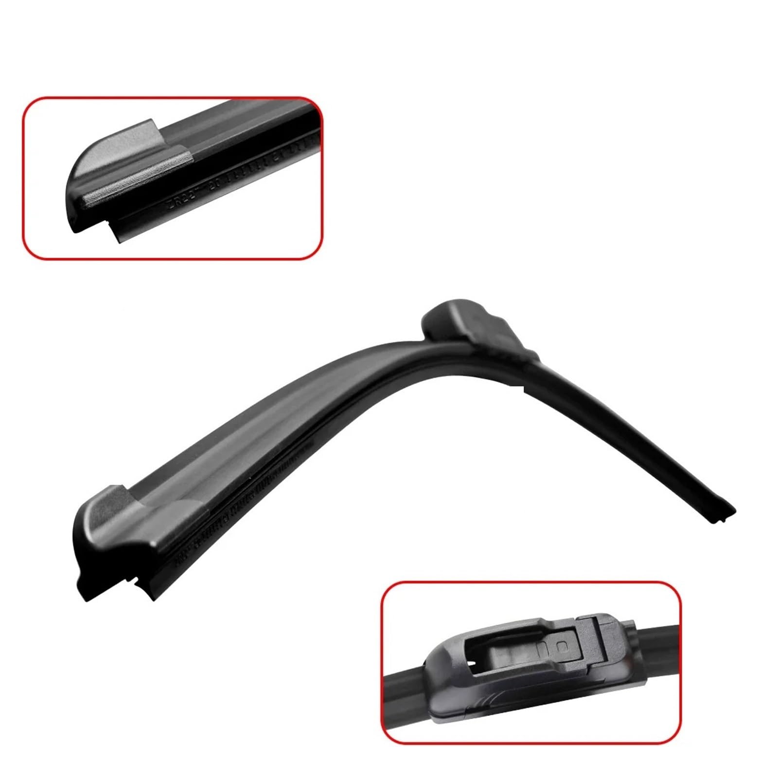 Spazzole tergicristallo per auto Spazzole Per Tergicristallo Per Auto Tipo J Hook Per Parabrezza Automatico(21inch 525mm)