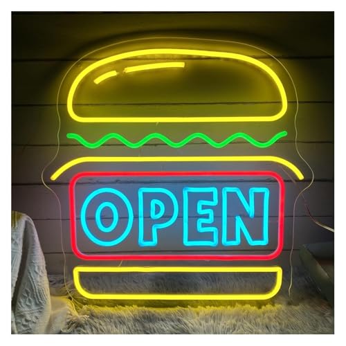 Néon Burger Open pour créer une ambiance de vrai Diner américain chez soi