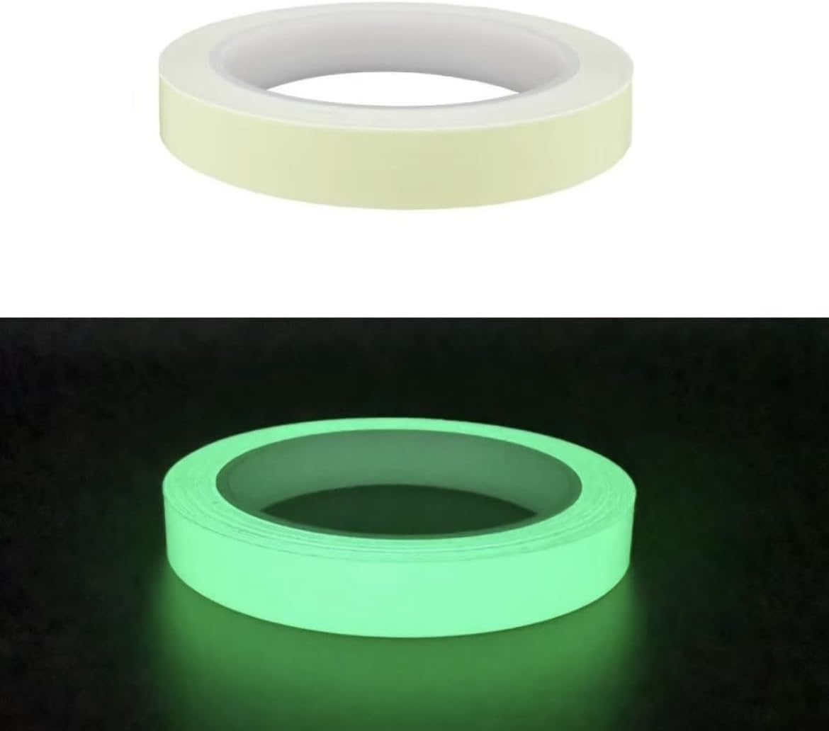 A2B shopping LTD20mm Self Adhesive Photoluminescent Luminous Glow In The Dark Tape (5 Metre)