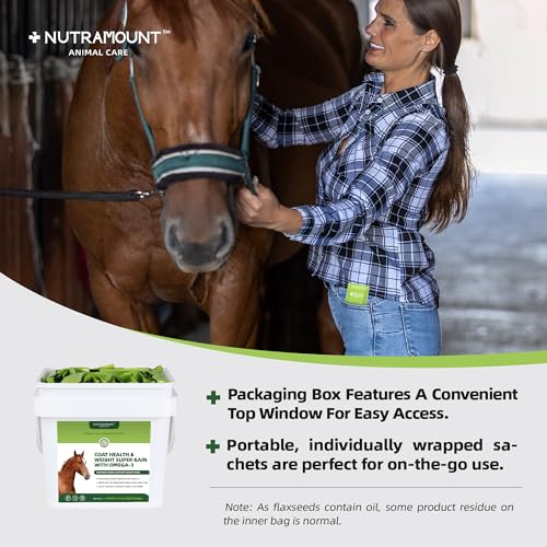 Horse Ground Flaxseed Feed, Natural High-Fat Flaxseed Meal for Horses, Coat Shine & Daily Feed Mix, Easy-to-Digest Horse Feed Ingredient – 1400g - Image 7