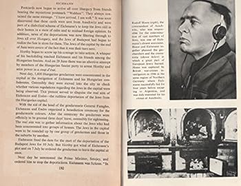 Hardcover EICHMANN: HIS CAREER AND CRIMES Book