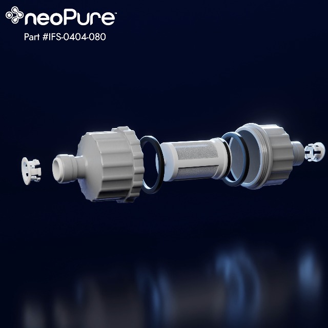 Neo-Pure's NeoFit Push-Connect Fitting – 1/4 in to 1/4 in Straight