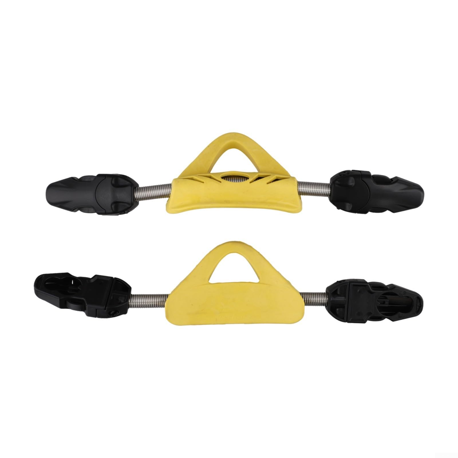Snugawarm For Most Mares Fins Scuba Diving Spring Straps 2Pcs 304 Stainless Steel Non Slip Replacement Bands EPDM TPR Sea Water Resistant(XS yellow)