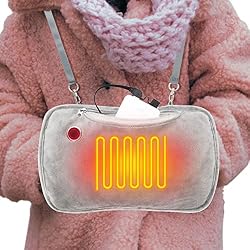Hand Warmers Rechargeable, 10000mAh Electric Heated Gloves Portable Graphene Handwarmers Pouch with 3 Levels & Double-Sided Heating for Hunting Camping Golf Xmas Gifts for Women Men