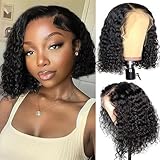 [À propos de la perruque en dentelle]: Perruque à dentelle frontale 13x4, possibilité de faire une raie au milieu ou sur le côté, Breathable and Comfortable. S'adaptent parfaitement à votre cuir chevelu, quelle que soit votre carnation
