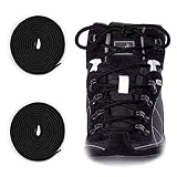 SULPO 2 Paar Trekking-Schnürsenkel - Starke, robuste Senkel für Trekking-Schuhe, Wanderschuhe, Outdoor-Schuhe, Arbeitsschuhe - Schuhbänder, Schuhsenkel, Schnursenkel, schwarz, 180 cm