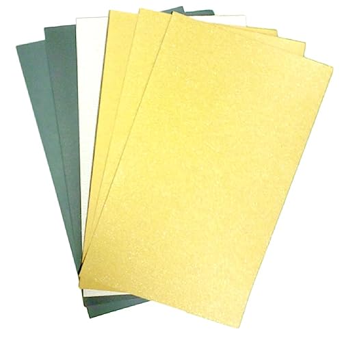 KUDOS.JP Papel de lija para modelos de plástico, lijado automotriz, acabado de muebles de madera, antes del acabado de pintura, papel abrasivo