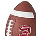 Logo Brands Utah Utes Team Stripe Official-Size Composite Football