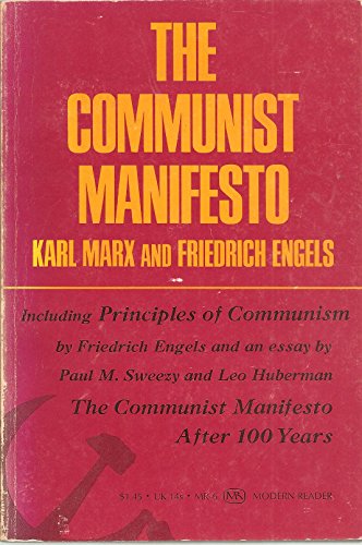The Communist Manifesto, Principles of Communis... B000W19ULM Book Cover
