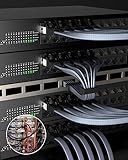 BUSOHE Cat 8 Ethernet Cable 10M, 40Gbps/2000Mhz Flat High Speed Network Cable, Braided Flat Gigabit Rj45 STP Shielded Internet Lan Cables Cord Compatible with PC, Laptop, Routers, Modem - Image 7