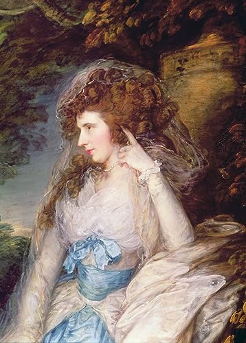 Tableau Mary Lady Bate Dudley Gainsborough pour decoration salon elegante et chaleureuse