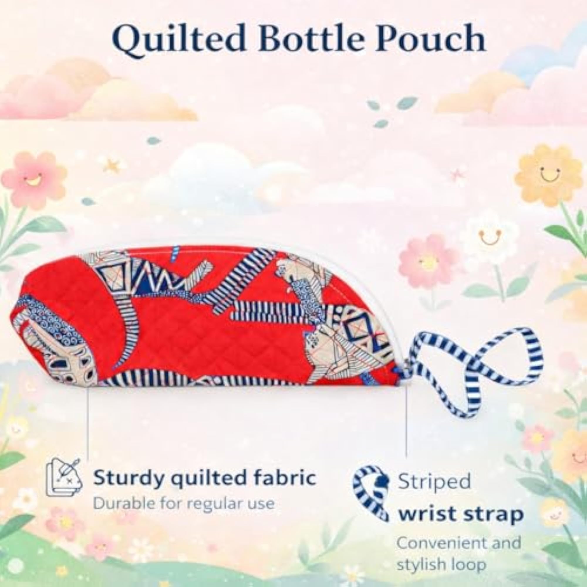 Handcrafted Jaipuri Quilted Cotton Pouch