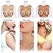 SALANE Breastplate Silicone Round Collar Breast Plates C-G Cup Breast Forms for Crossdressers Drag Queen Transgender (G-Cup (self), Tan color)