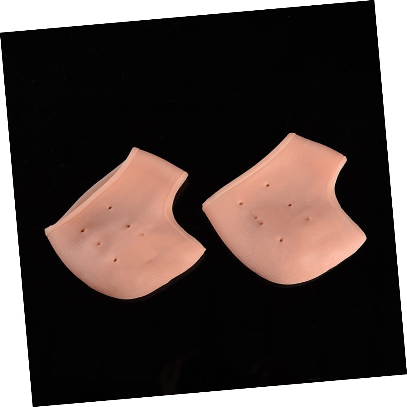 OHPHCALL 1 Pair Women's Silicone Gel Heel Socks Foot Care Protector Cracked Skin Protective Sleeve for Ankle