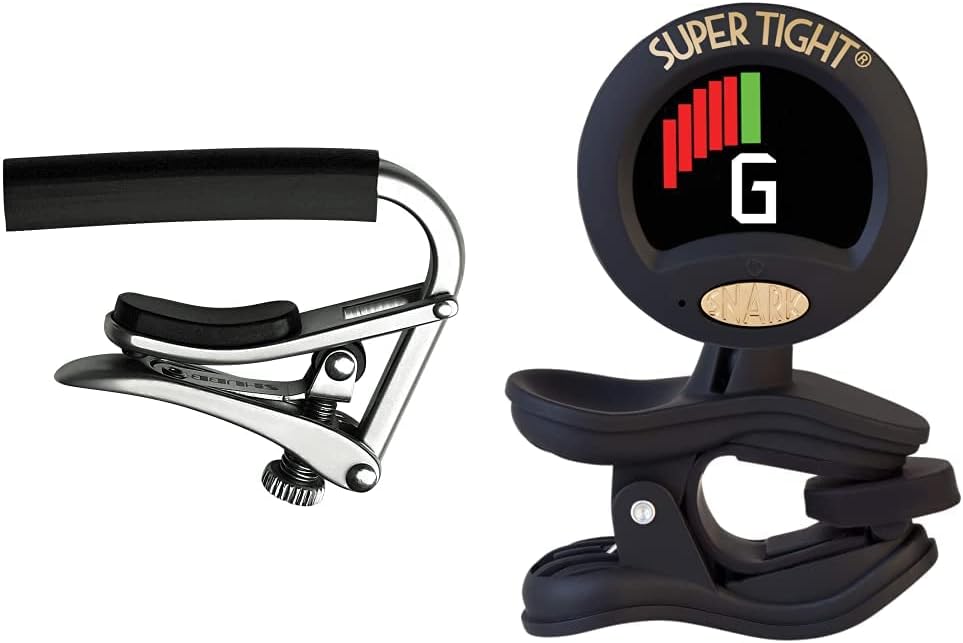 Shubb Standard Series Acoustic Guitar Capo with Snark Tuner