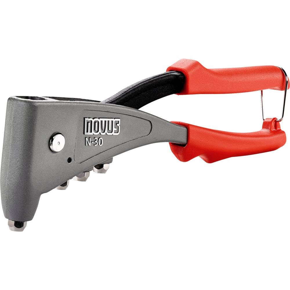 Novus Pince à riveter N-30 - Pince à rivets aveugles professionnelle et ergonomique - Riveteuse manuelle en aluminium et acier robuste, poignée verrouillable