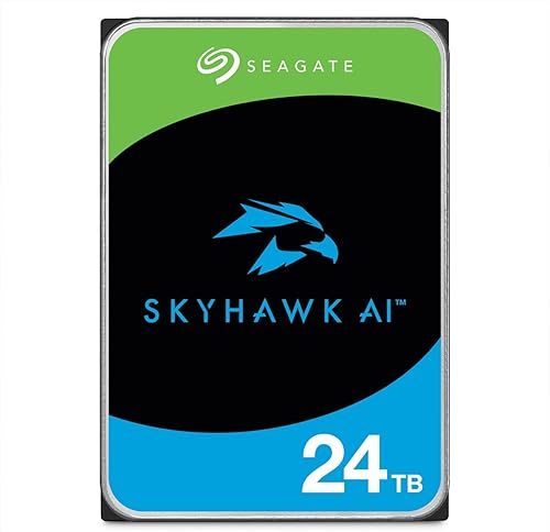 Vista 43 de Seagate Skyhawk AI - Disco duro interno de video de 8 TB - 3.5 pulgadas SATA 6Gb/s 256MB caché para sistema de cámara de seguridad DVR NVR con IA DE