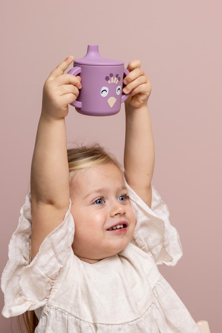 Trixie - Tasse d'apprentissage en silicone - Mrs. Peacock