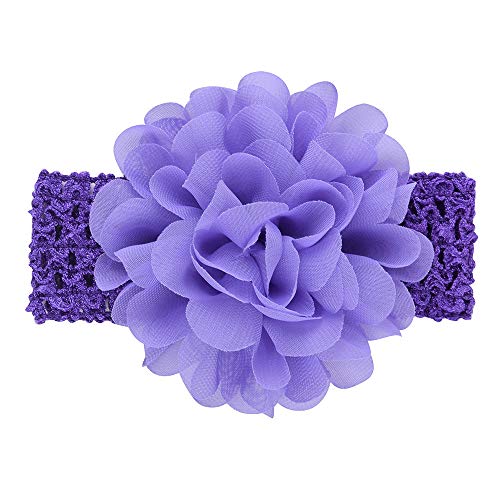 Jollybows 18Pcs Baby Girls Headband Chiffon Flower Soft Stretchy Hair Band Hair Accessories For Baby Girls Newborns Infants Toddlers And Kids #TOP6